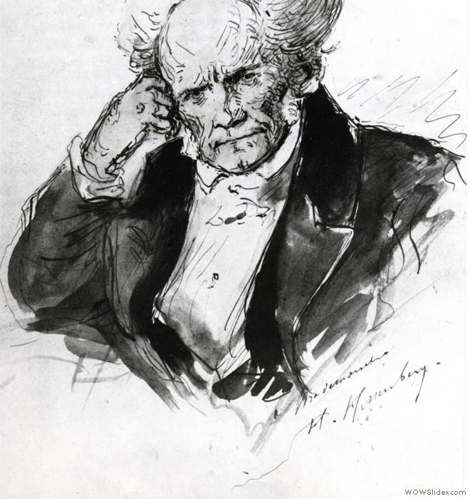 Schopenhauer par Jules Lunteschütz