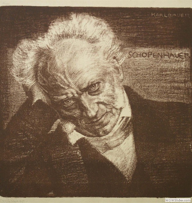 Schopenhauer par Karl Bauer, vers 1900