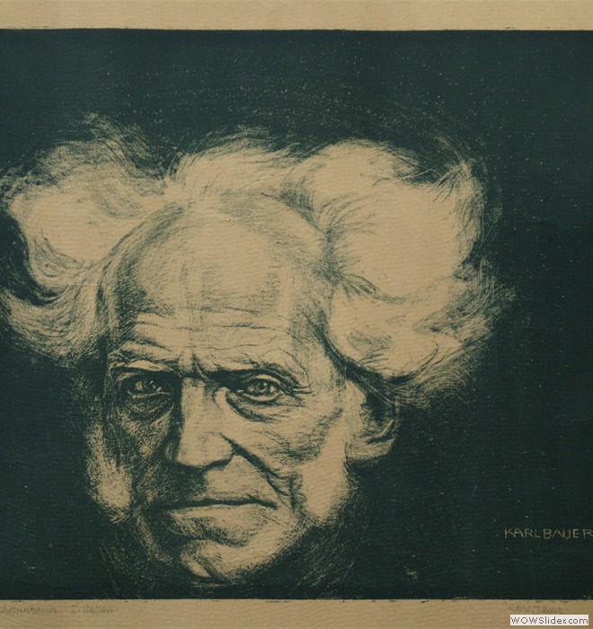 Schopenhauer par Karl Bauer (1868-1942)